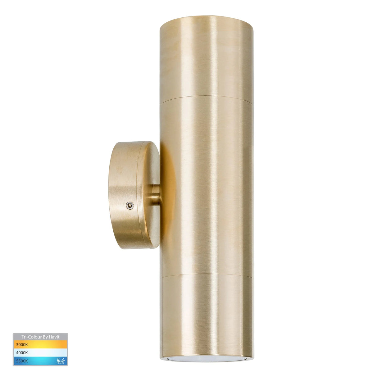 Havit HV1055T HV1057T Tivah Solid Brass TRI Colour Up & Down Wall Pillar Lights