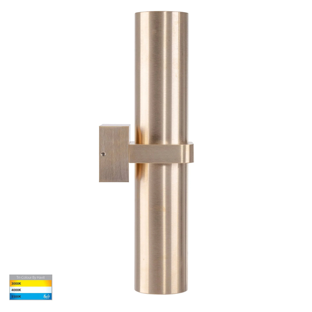 Havit HV10591T Luz Solid Brass TRI Colour Up & Down Wall Pillar Lights