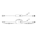 Havit HV1428RGBCW-REC Reciever to Suit Spitze Black WIFI RGBCW LED Garden Spike Light Kit