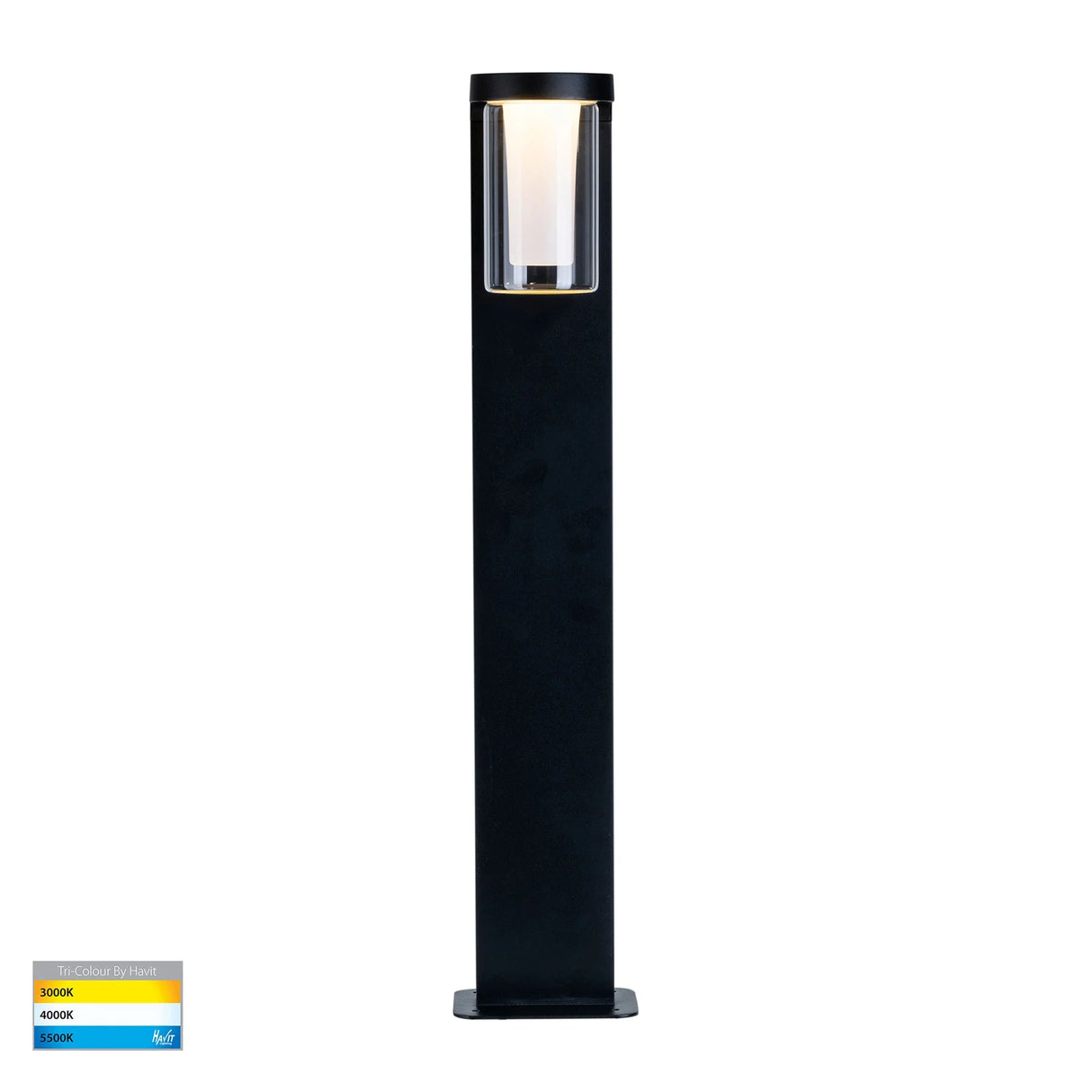 Havit HV1691T Otaner Aluminium Black Tri Colour LED Bollard Light