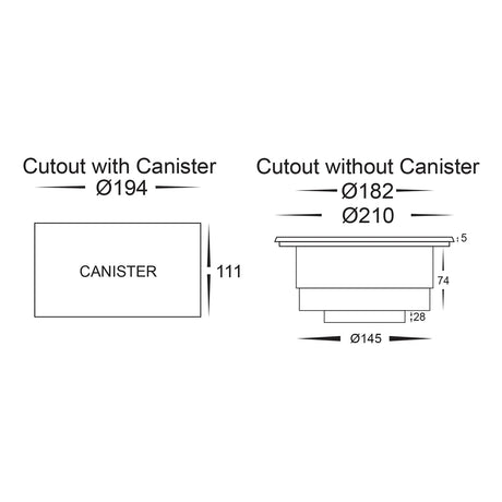 Havit HV1847T Split 316 Stainless Steel 24w LED Inground Light