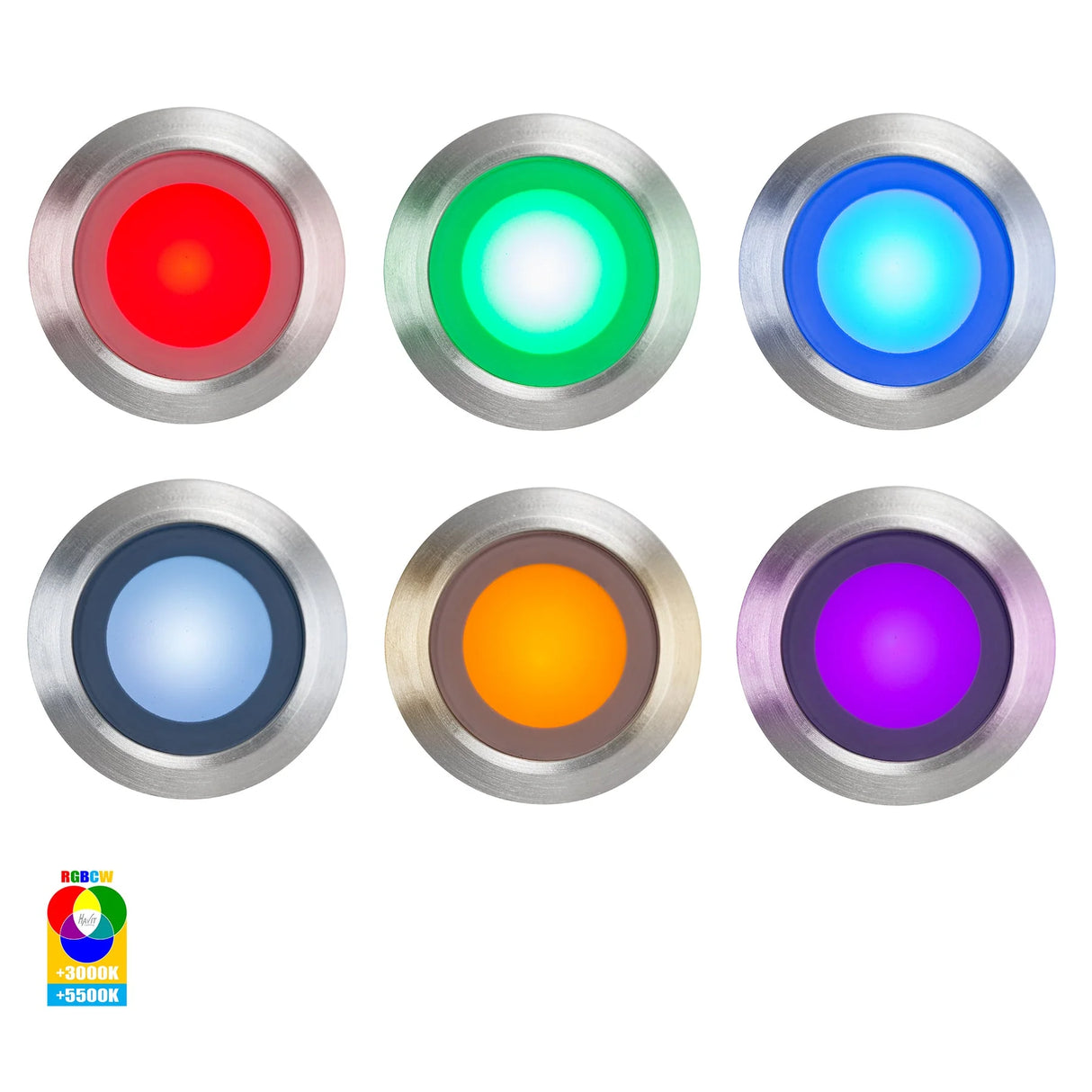 Havit HV2826RGBCW Flame 316 Stainless Steel RGBCW Deck Lights