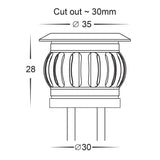 Havit HV2826RGBCW Flame 316 Stainless Steel RGBCW Deck Lights