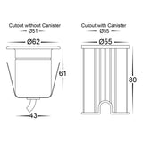 Havit HV2882RGBCW Elite RGBCW Aluminium LED Deck or Inground Lights