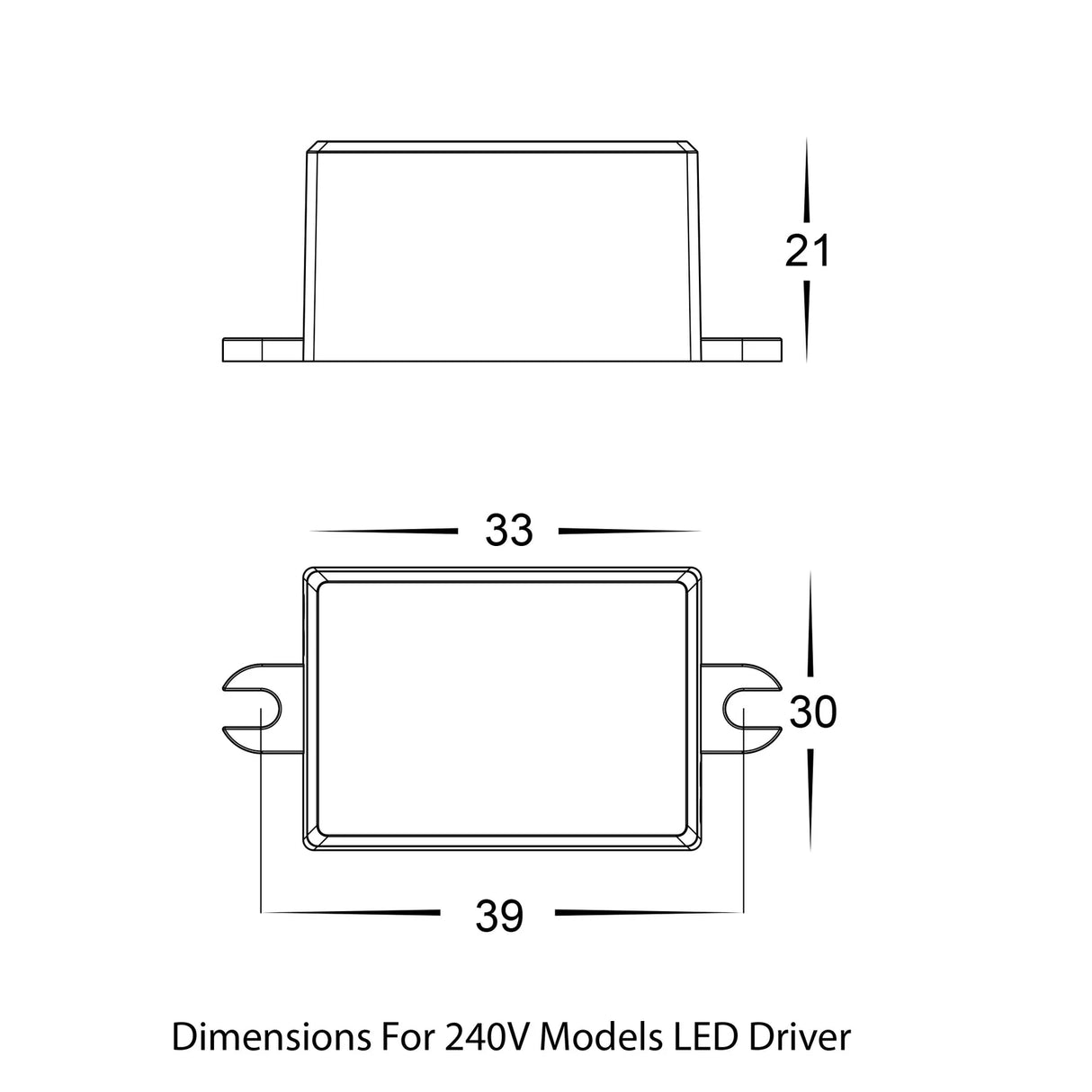 Havit HV3105T BLK 240V | HV3105T BLK 12V Paso Black Recessed LED Step Light