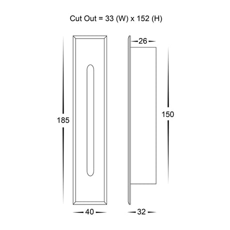 Havit HV3106T-WHT Paso White Recessed LED Step Light