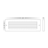 Havit HV3296T Ardam Antique Brass LED Step Light