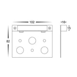 Havit HV3297T Preston Black LED Coping Light