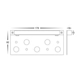 Havit HV3298T Preston Black LED Coping Light