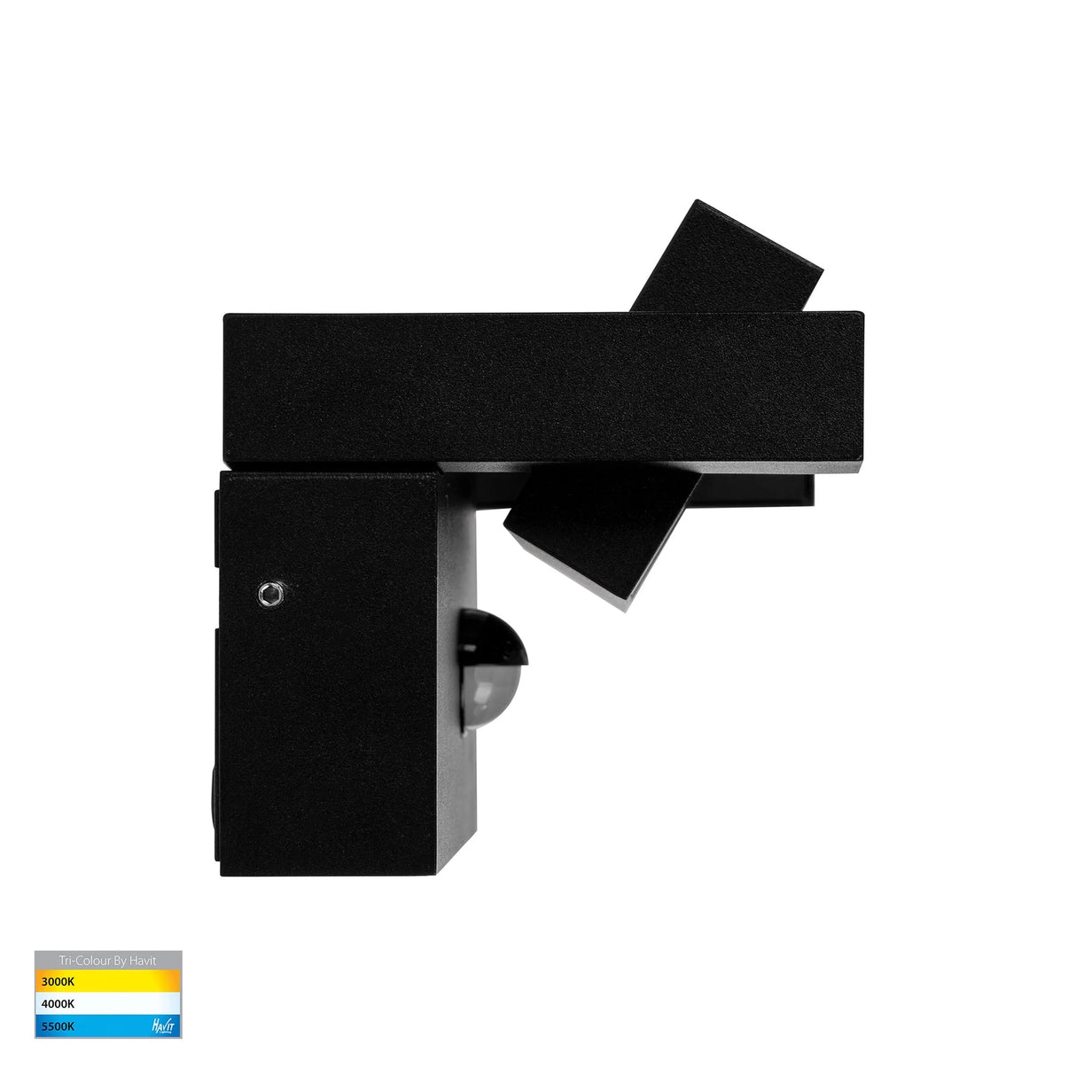 Havit HV3733T-BLK-PIR Locu Aluminium Black Adjustable 36w LED Floodlight with Sensor