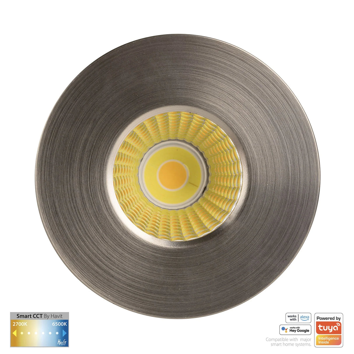 Havit HV5511CCT-NK Prime Nickel Coloured Fixed CCT WIFI LED Downlight