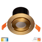 Havit HV5512CCT-BR Prime Brass Coloured Tilt CCT WIFI LED Downlight
