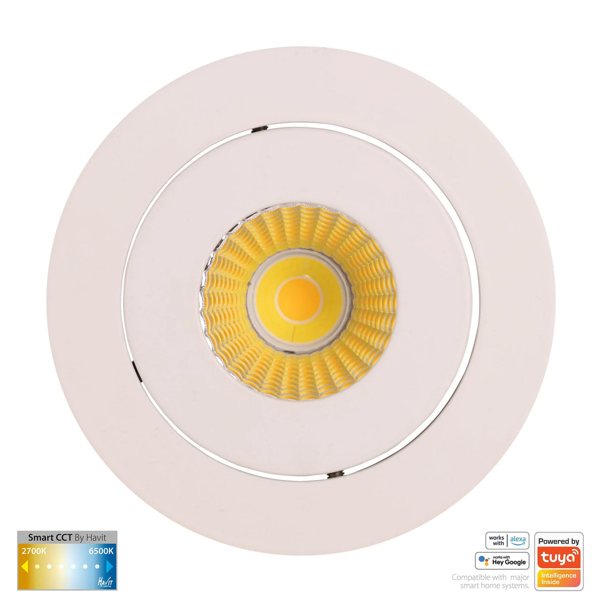 Havit HV5512CCT-WHT Prime White Tilt CCT WIFI LED Downlight
