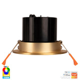 Havit HV5512RGBCW-BR Prime Brass Coloured Tilt RGBCW WIFI LED Downlight