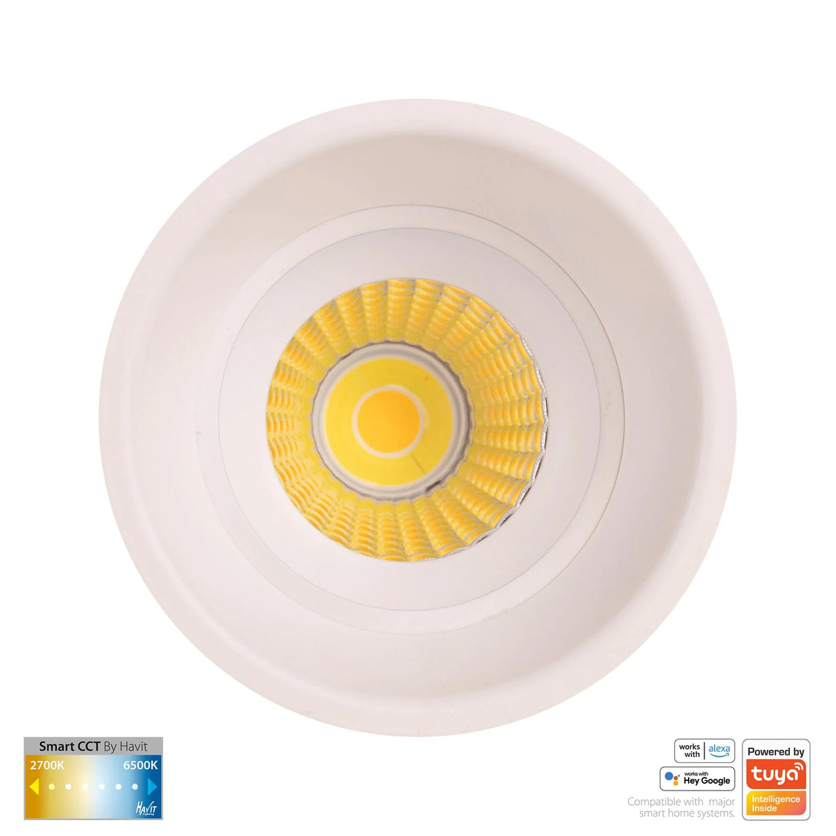 Havit HV5513CCT-WHT Prime White Fixed Deep CCT WIFI LED Downlight