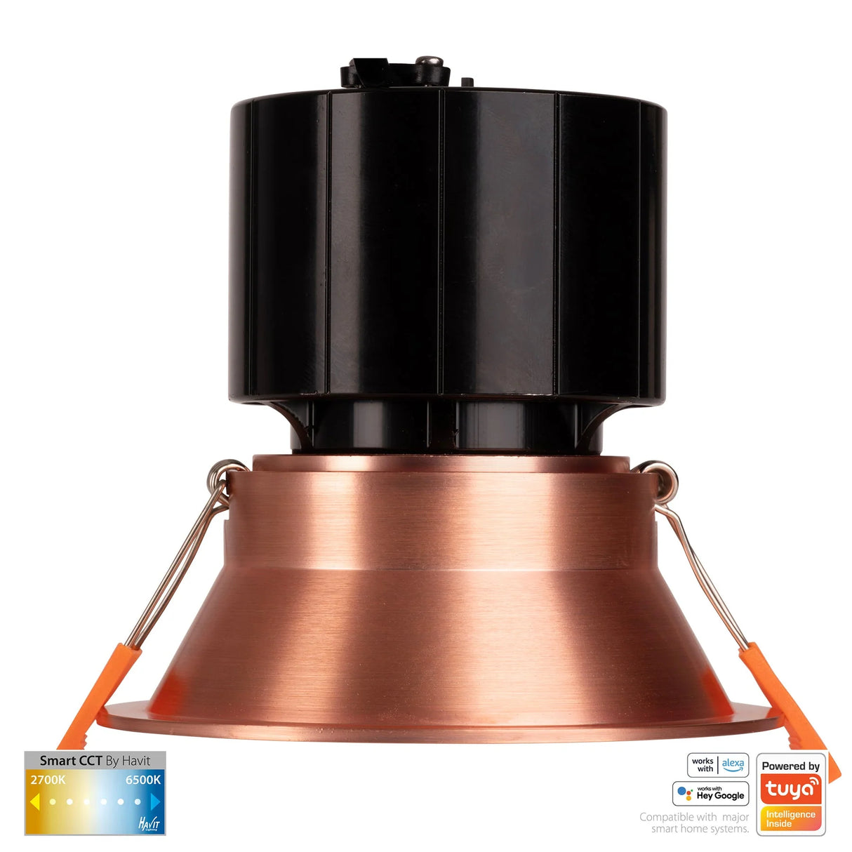 Havit HV5514CCT-CP Prime Copper Coloured Fixed Deep CCT WIFI LED Downlight