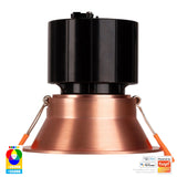 Havit HV5514RGBCW-CP Prime Copper Coloured Fixed Deep RGBCW WIFI LED Downlight