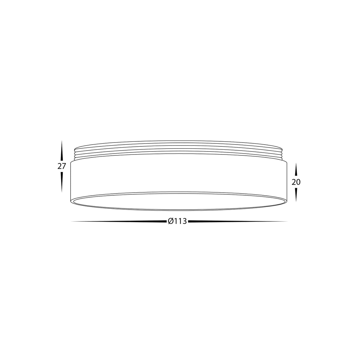 Havit HV58101-GR - Gold Ring to Suit HV5803 | HV5815 | HV5843 Surface Mount Downlights