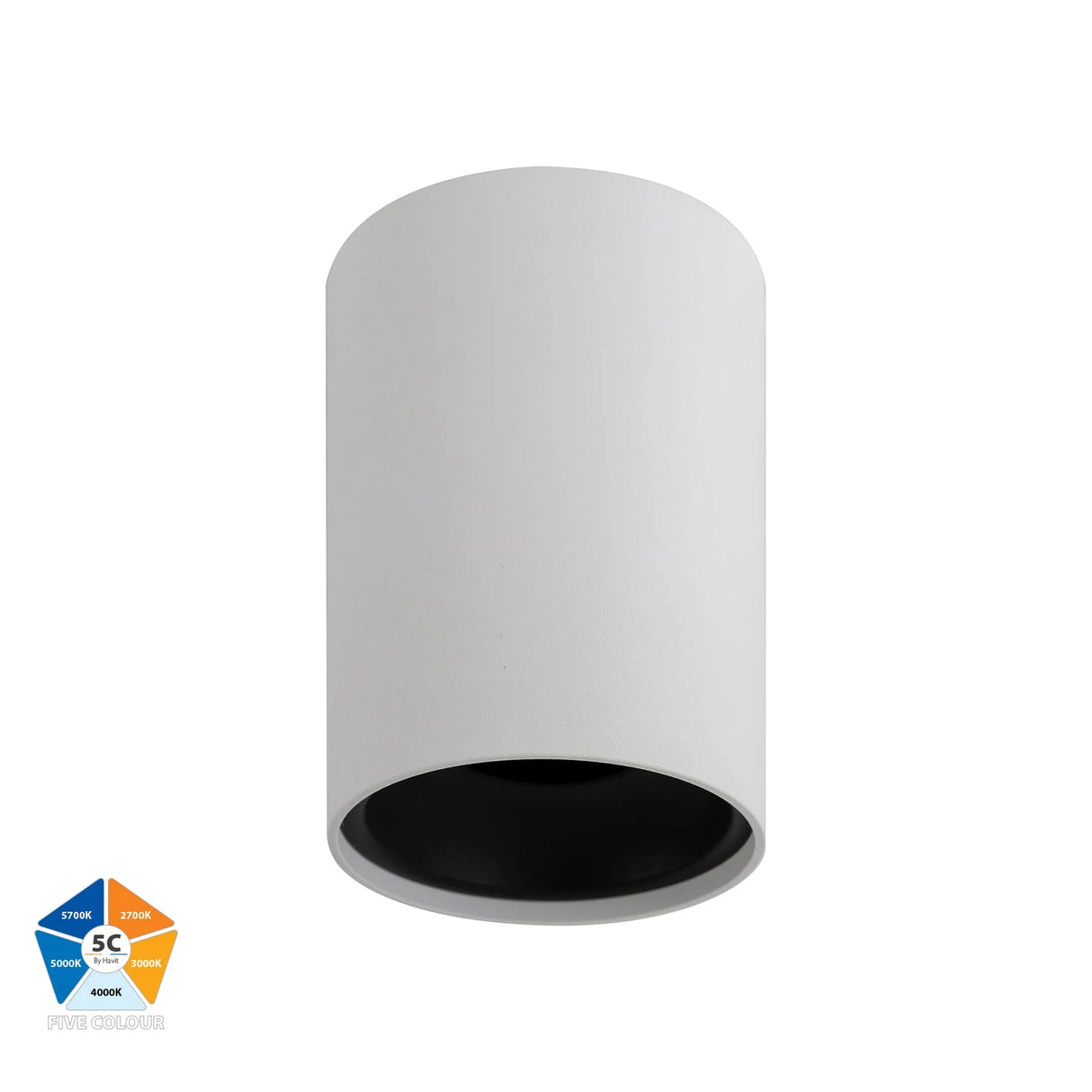 Havit HV5842-BR - Black Inner Ring to Suit HV5842 12w Surface Mounted LED Downlight