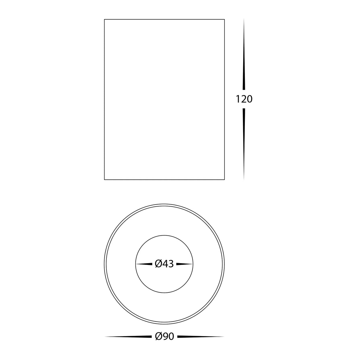 Havit HV5842S-WHT | HV5842S-WHT-12V - Nella White 12w Surface Mounted LED Downlight