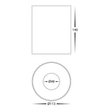 Havit HV5843S-BLK | HV5843S-BLK-12V - Nella Black 18w Surface Mounted LED Downlight