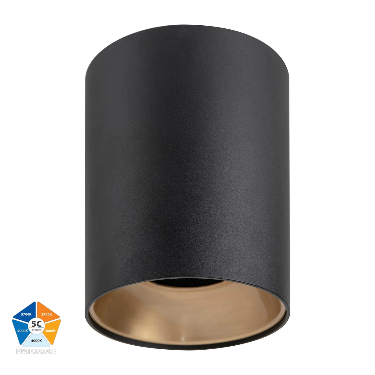 Havit HV5844-GR - Gold Inner Ring to Suit HV5844 24w Surface Mounted LED Downlight