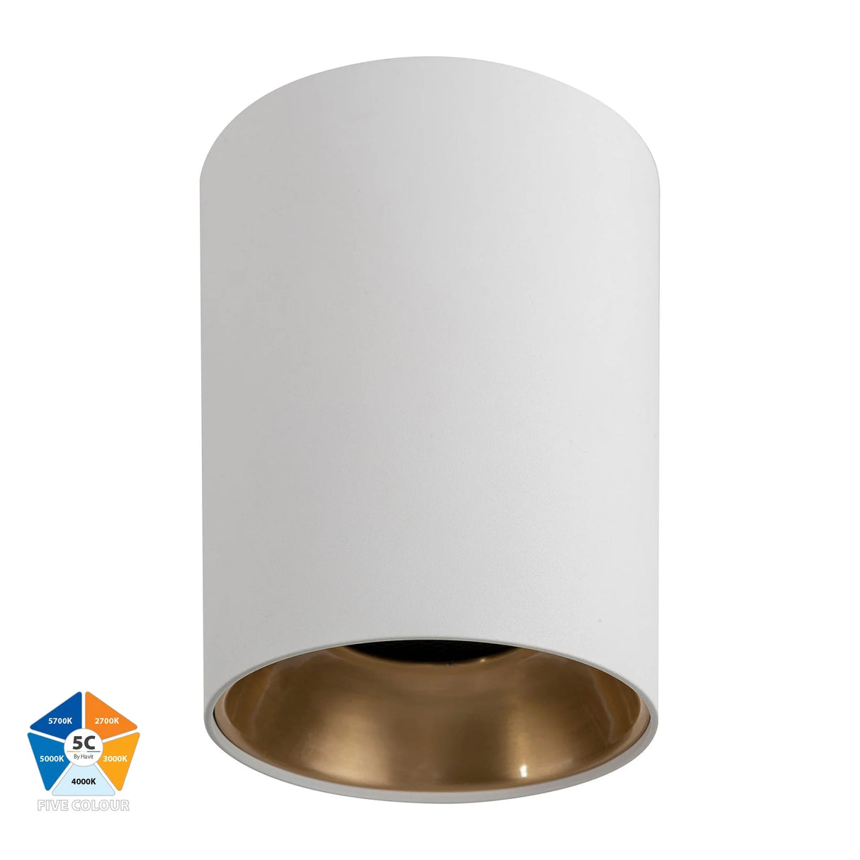 Havit HV5844-GR - Gold Inner Ring to Suit HV5844 24w Surface Mounted LED Downlight