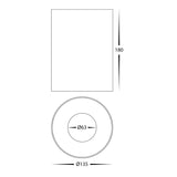 Havit HV5844S-WHT | HV5844S-WHT-12V - Nella White 24w Surface Mounted LED Downlight