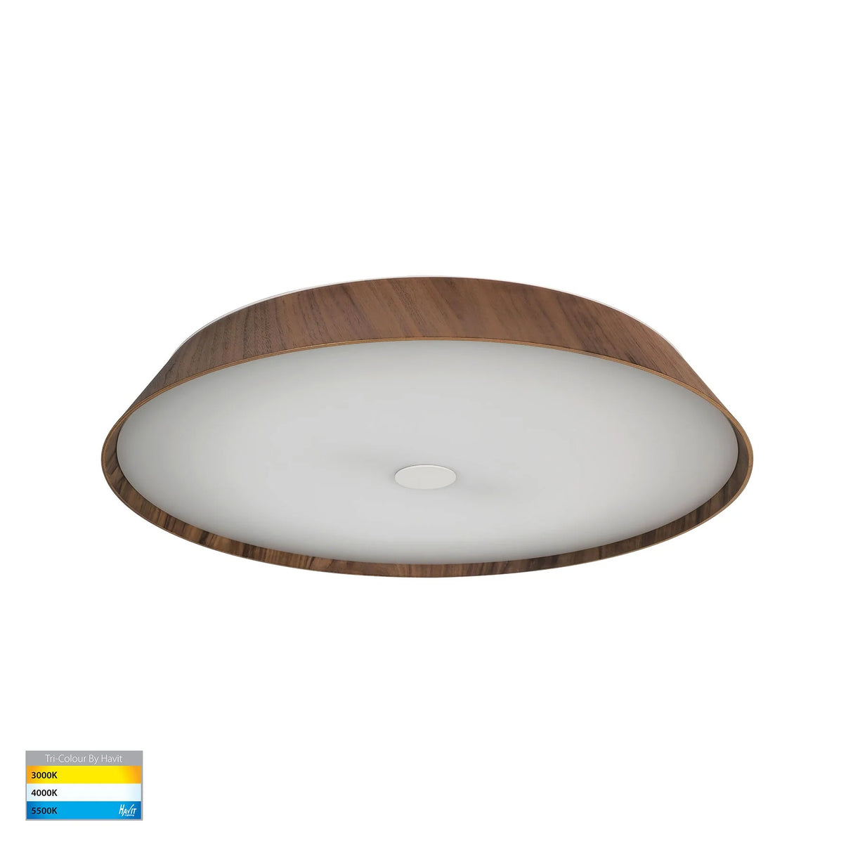 Havit HV5874T Noyer Walnut Timber 610mm Ceiling Mounted LED Oyster