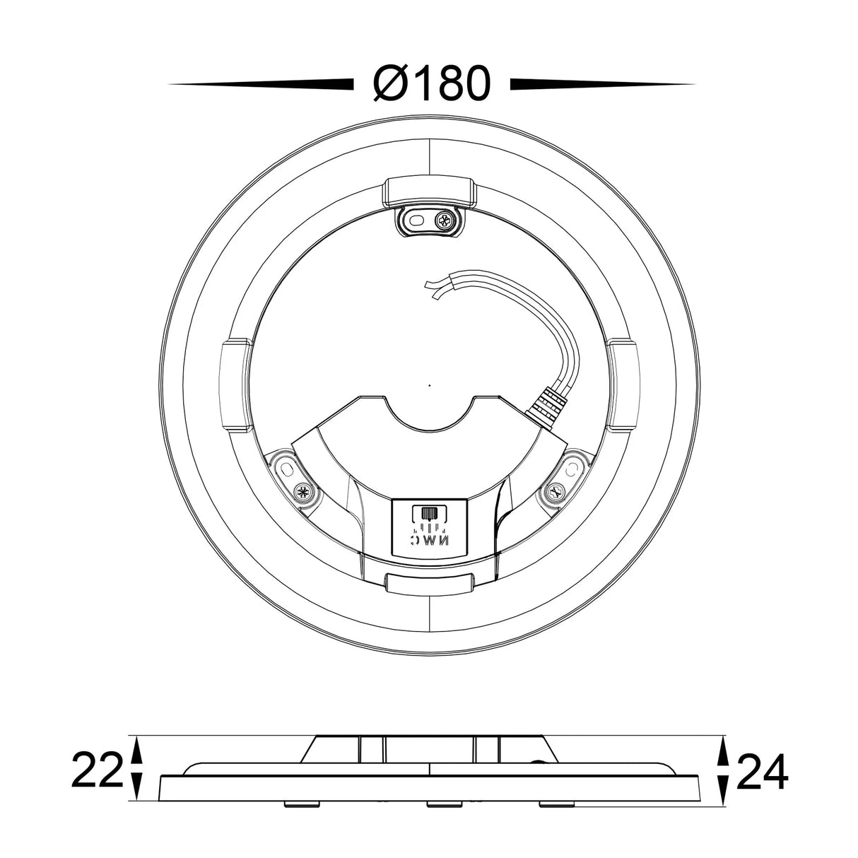 Havit HV5881T 12w-16w Tri Colour LED Panel