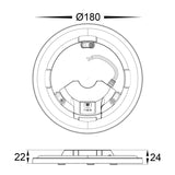 Havit HV5881T 12w-16w Tri Colour LED Panel