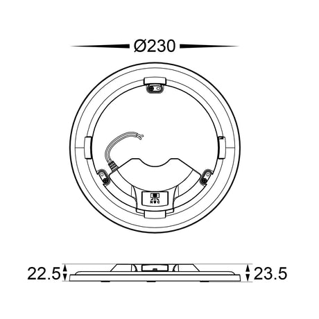 Havit HV5882T 18w-26w Tri Colour LED Panel