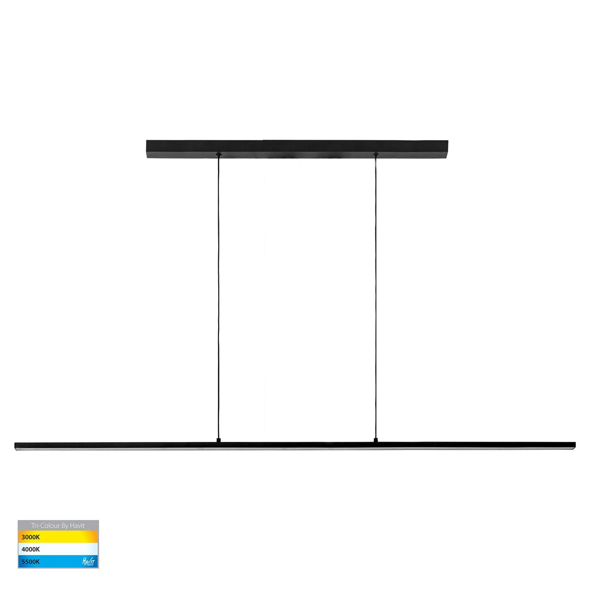 Havit HV6006T-BLK Proline Black 1600mm Slim LED Pendant
