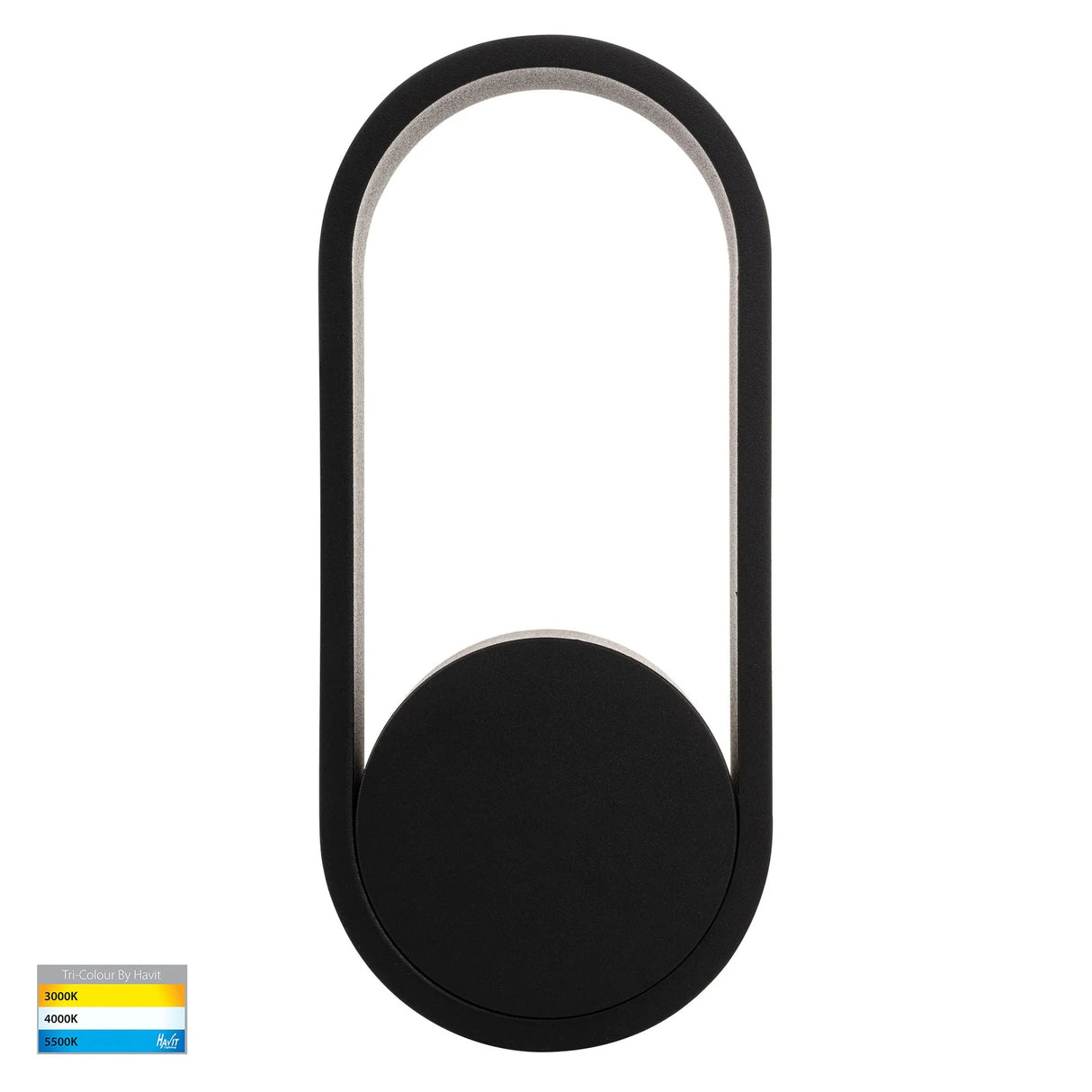 Havit HV8080T-BLK Ovale Black Wall Light