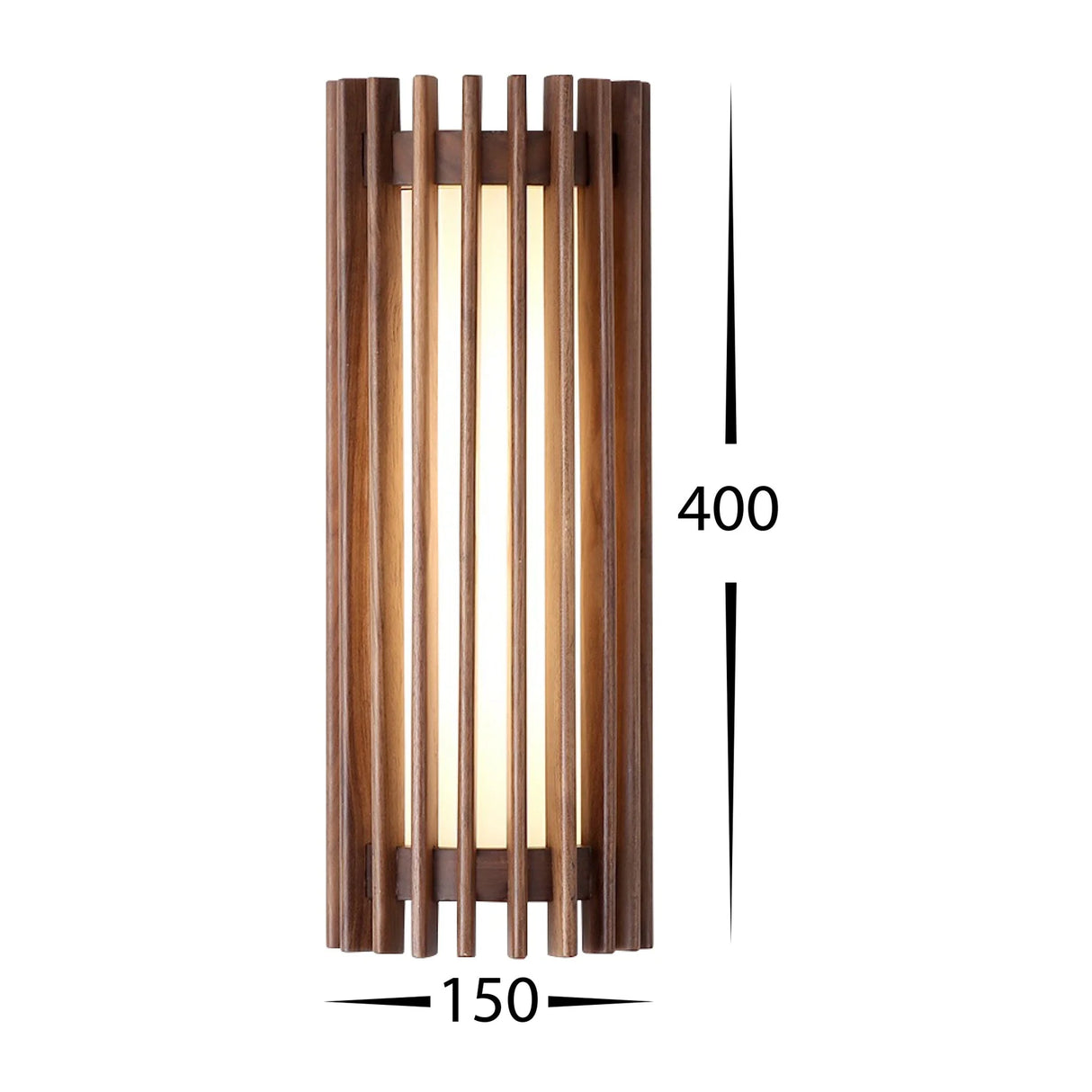 Havit HV8089T Orech Walnut Timber Wall Light