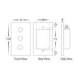 Havit HV9115 - White Wifi Fan with Light Controller