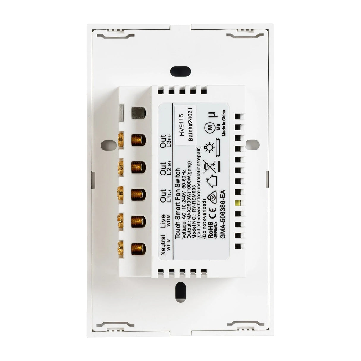 Havit HV9115 - White Wifi Fan with Light Controller