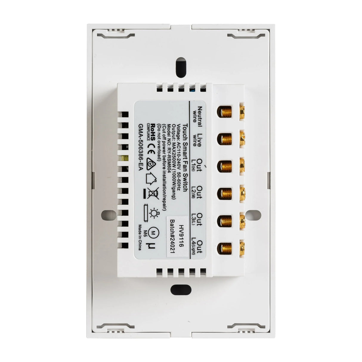 Havit HV9116 - White Wifi Fan with Light Controller