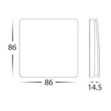 Havit HV9261 Single Gang White Wireless Self Powered Wall Switch