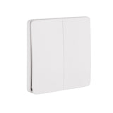Havit HV9262 Two Gang White Wireless Self Powered Wall Switch