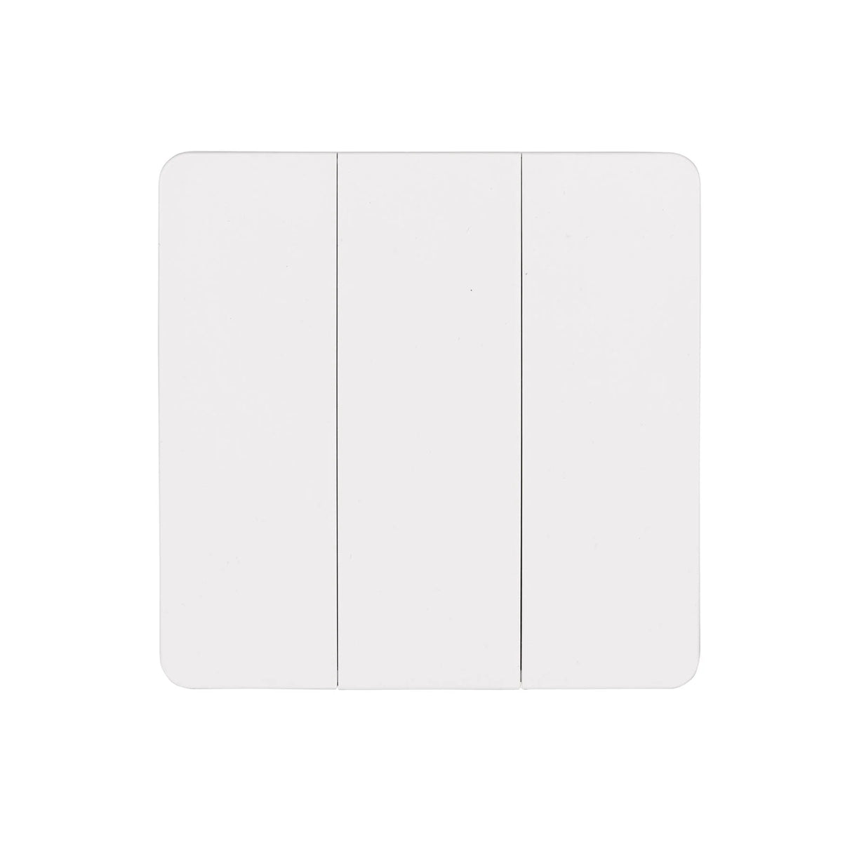 Havit HV9263 Three Gang White Wireless Self Powered Wall Switch