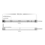 Havit HV9795 IP67 200 RGB 14.4w IP67 24v DC Side Bend HaviFlex Flexible Neon LED Strip