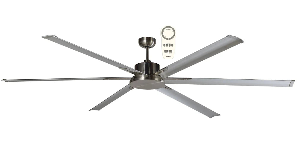 Brushed Nickel High-performance Martec Albatross 72 inch ceiling fan design