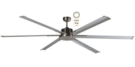 Brushed Nickel High-performance Martec Albatross 72 inch ceiling fan design