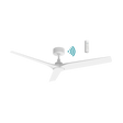 White Energy-efficient Martec Cordoba DC smart ceiling fan for homes