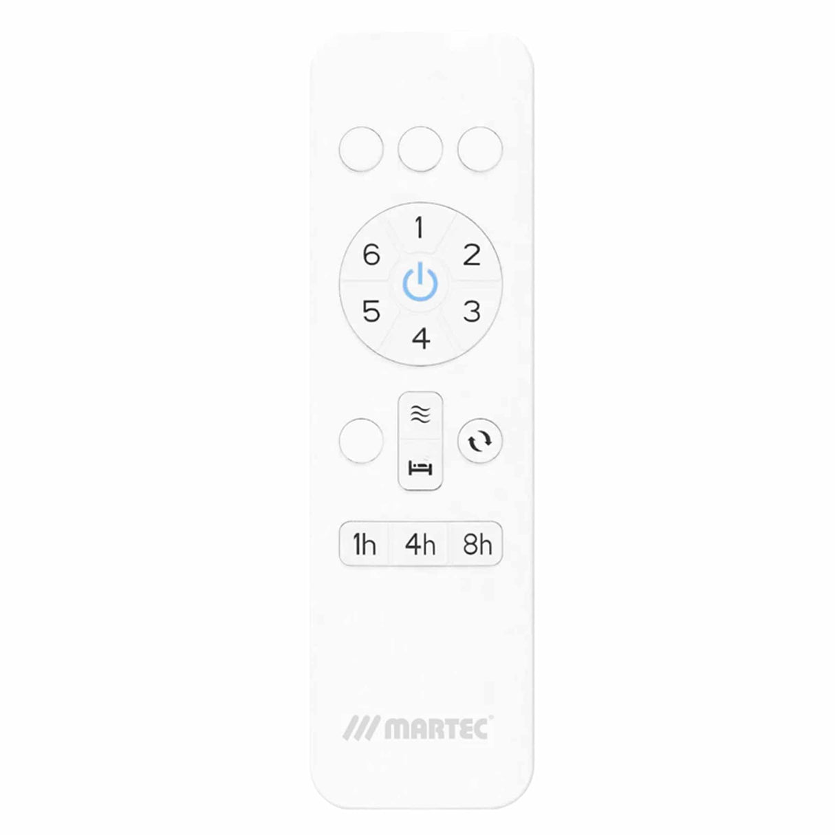 Remote control of a Modern Martec Cordoba 52 inch DC motor ceiling fan