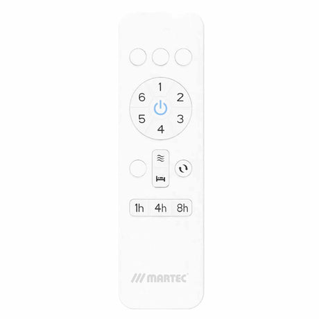 Remote control Quiet and stylish DC ceiling fan with WiFi control by Martec Daytona.