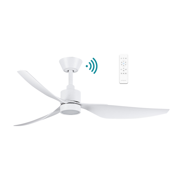 White Stylish Martec Genoa 50 inch ceiling fan for home interiors
