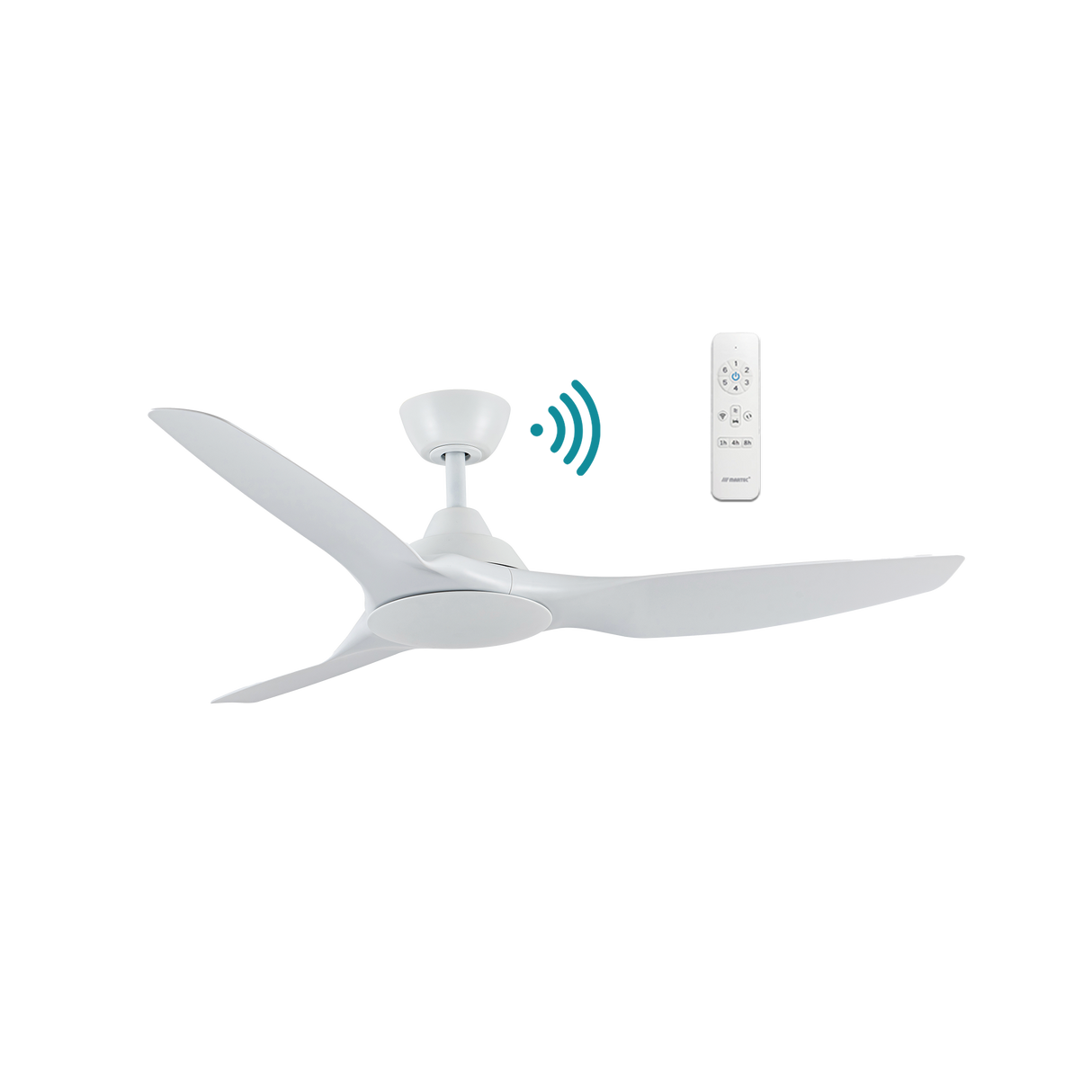 Martec Impact DC 52″ Smart Ceiling Fan With WIFI Remote Control