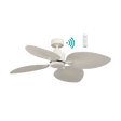 White Sleek white Martec Kingston 50 inch smart DC ceiling fan design